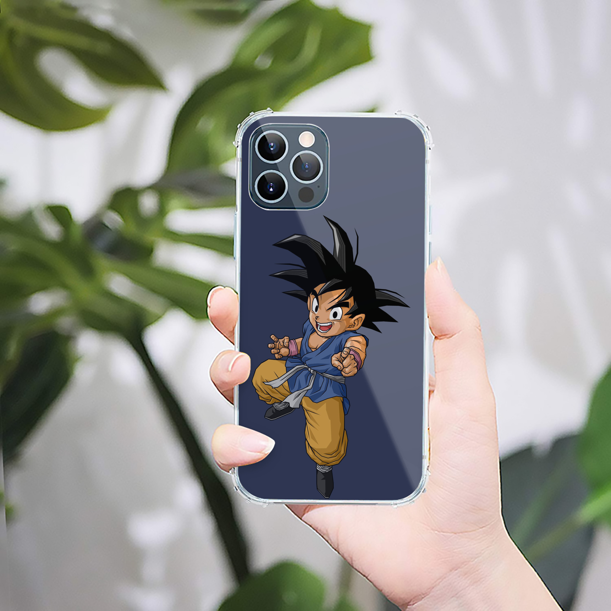 （画像用） ドラゴンボール 孫悟空（そん ごくう）Son Goku カカロット DRAGON BALL Kakarotto 【iPhone 12シリーズ対応】透明スマホケース（クリアソフトケース）